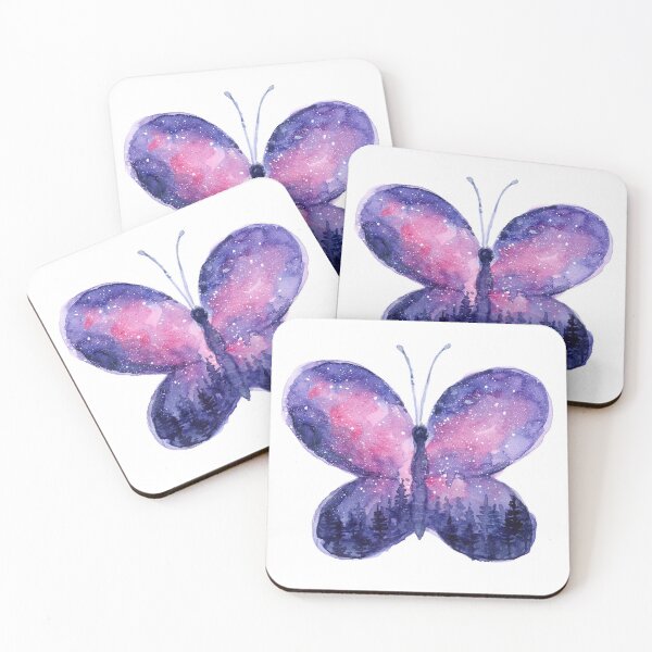 Item preview, Pink Galaxy Butterfly designed and sold by Olga Shvartsur.