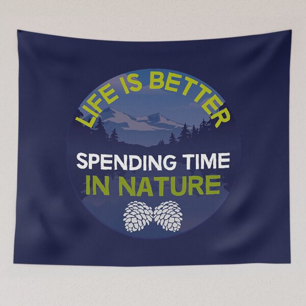 Item preview, Life Is Better Spending Time in Nature Shirt - Best Nature t-shirt - Wilderness T shirt - Love Nature designed and sold by happygiftideas.