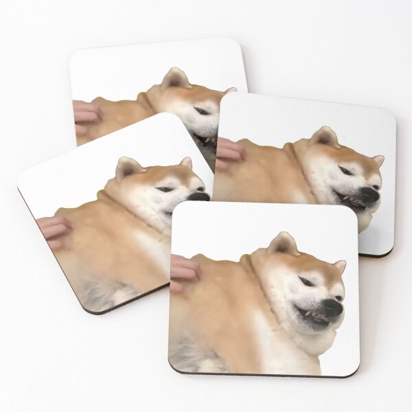 Item preview, shiba dog snarl meme cutout designed and sold by katief44.
