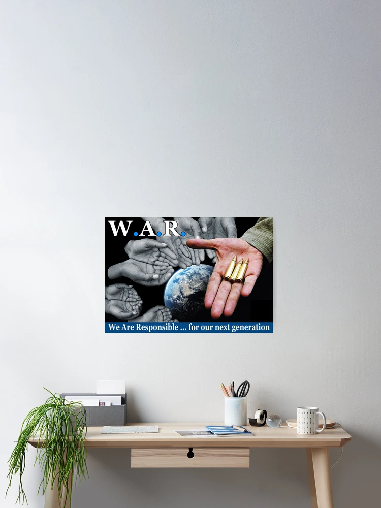 Thumbnail 2 of 3, Poster, W.A.R.; Part 1; designed and sold by StickerApe.