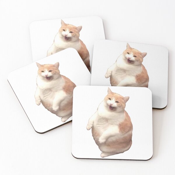 Item preview, chonky cat meme sticker cutout designed and sold by katief44.