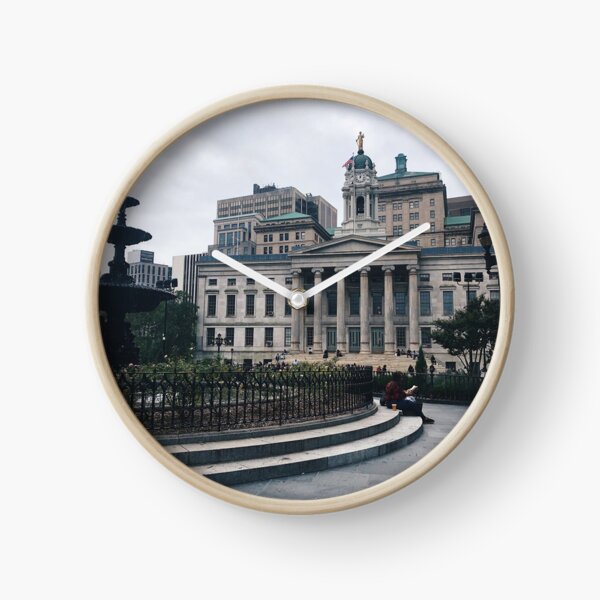 Item preview, Downtown Brooklyn Courthouse Grey Skies designed and sold by offdutyplaces.