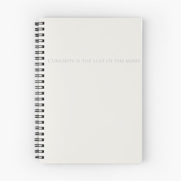 Item preview, Curiosity is the lust of the mind. designed and sold by EdgarCurious.