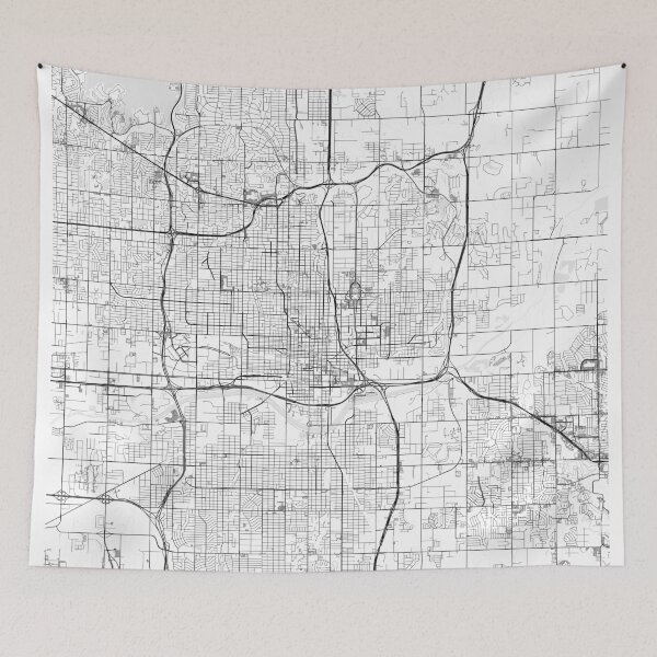 Item preview, Oklahoma City Map designed and sold by Kara515.