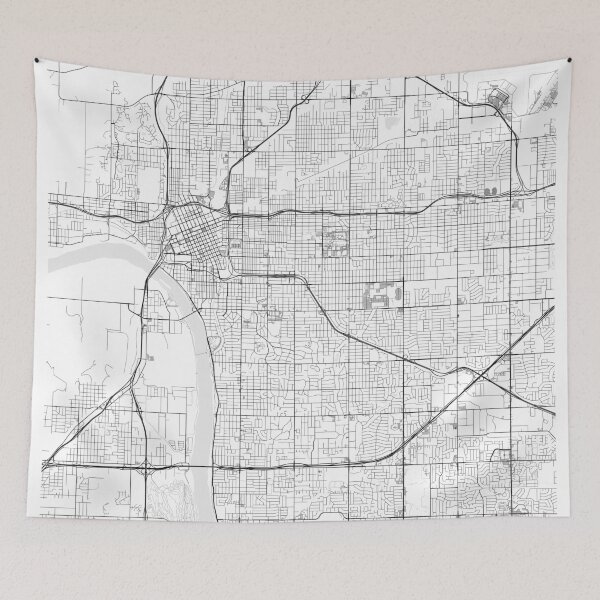 Item preview, Tulsa Map designed and sold by Kara515.
