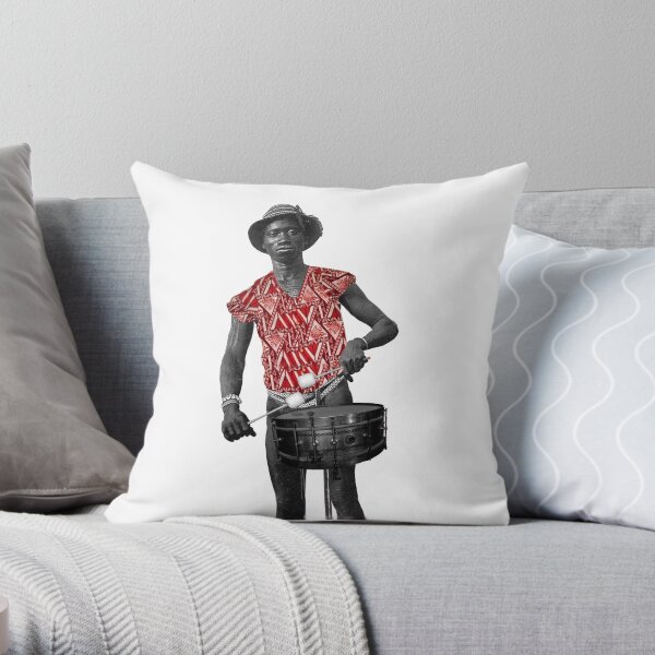 Funki Snare Man Throw Pillow