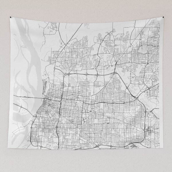 Item preview, Memphis Map  designed and sold by Kara515.