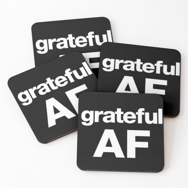 Item preview, Grateful AF  designed and sold by SoberTeeCo.