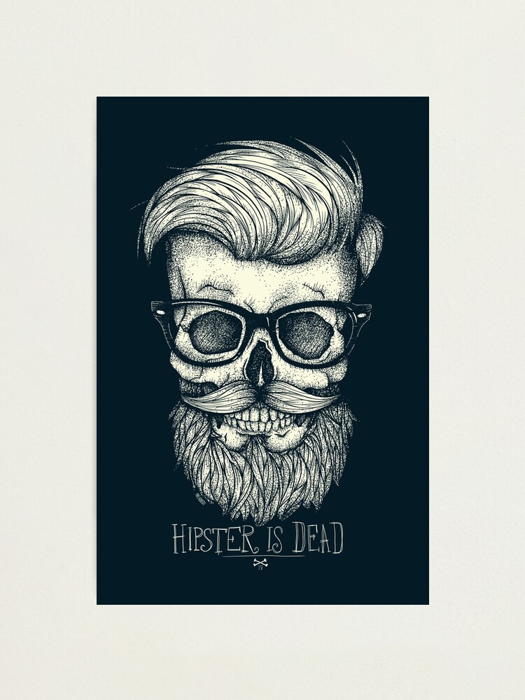Alternate view of Hipster is Dead II Photographic Print