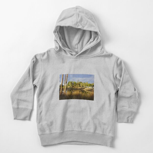 Summer by the Dam - Adelaide Hills Wine Region - Fleurieu Peninsula by South Australian artist Avril Thomas Toddler Pullover Hoodie