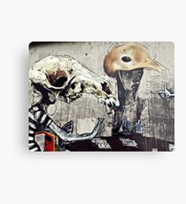 The turn of a friendly card..... Metal Print