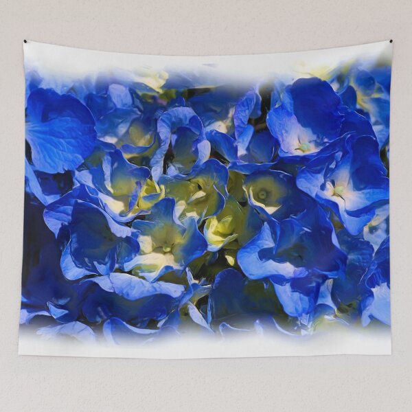 Item preview, Bright Blue Hydrangea  designed and sold by Joy Watson - Natural Light Photography .