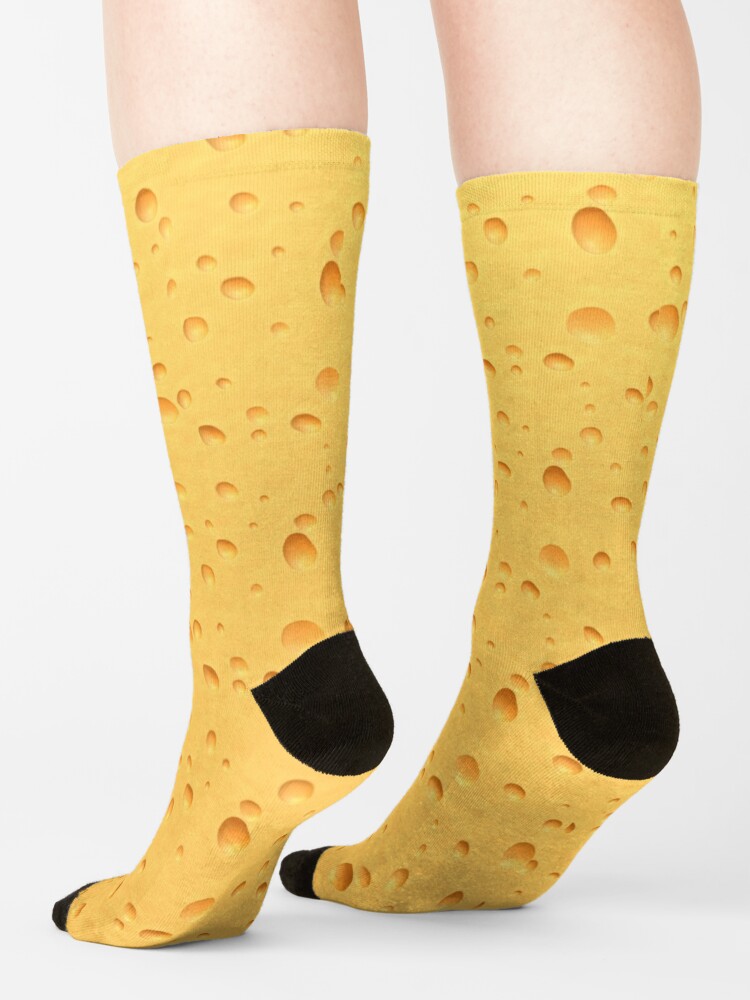Orange Slices on a Mustard Yellow Ankle Socks (Adult Medium)