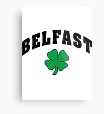 Belfast Irish Metal Print