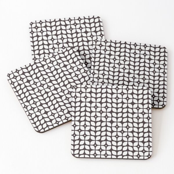 Item preview, Mid century modern tulip pattern espresso designed and sold by RetroForHome.