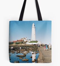 St Mary's Lighthouse Tote Bag