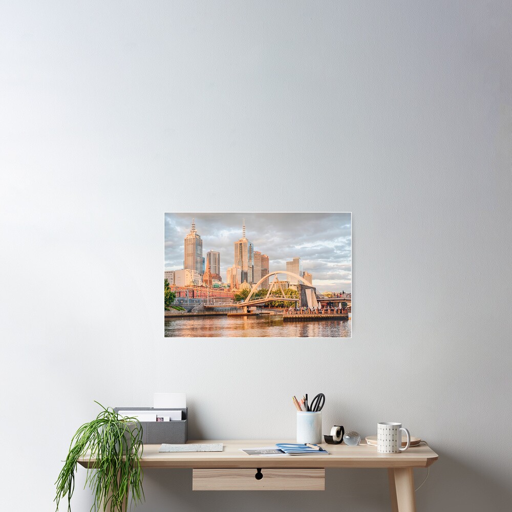 Pastel Melbourne Poster