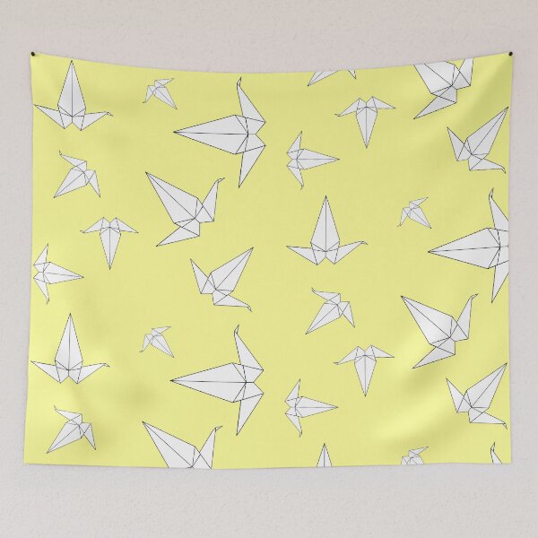 Item preview, Origami Peace Cranes - Yellow designed and sold by christinaashman.