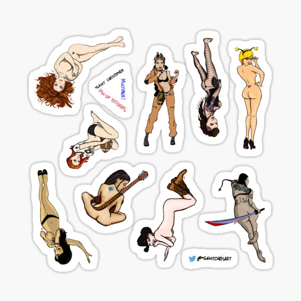 Pin-Up Stickers Multipack! 1 Sticker