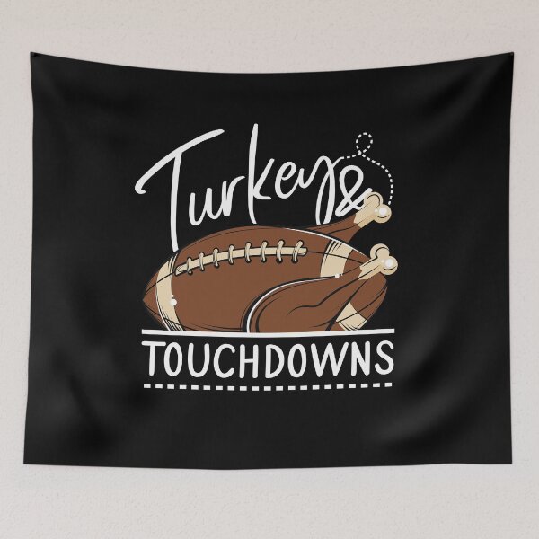 Item preview, Turkey And Touchdowns American Football Thanksgiving designed and sold by Basti09.