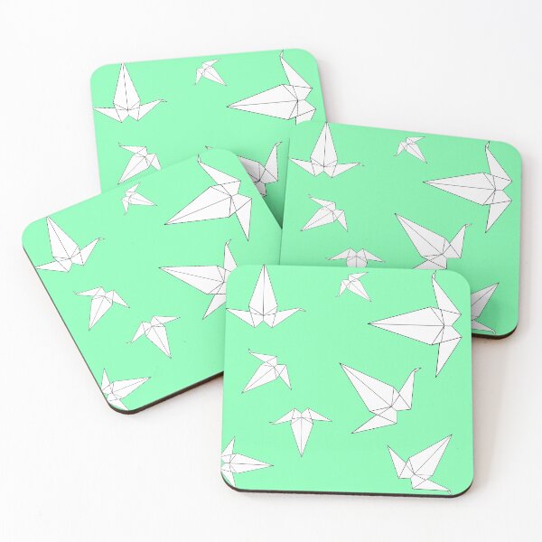 Item preview, Origami Peace Cranes - Mint designed and sold by christinaashman.
