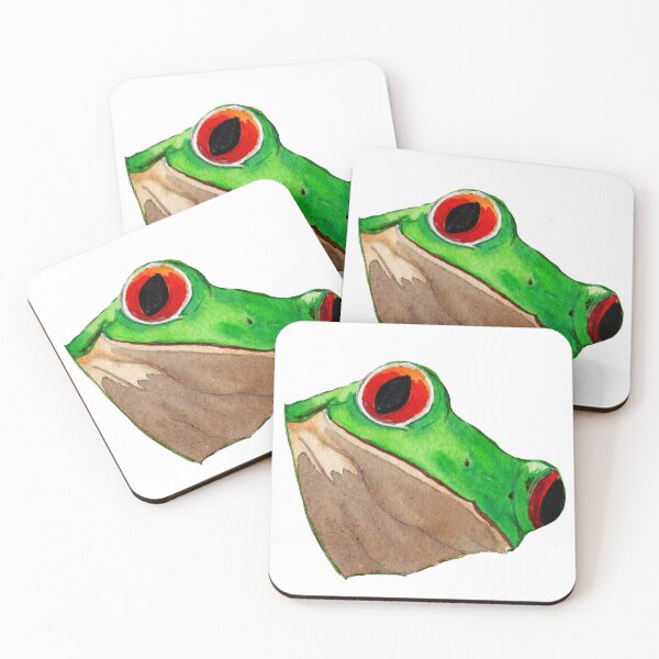 Item preview, Green and red frog "HELLO" v2 designed and sold by Zamen.