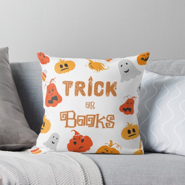Item preview, Trick or Books - White Background designed and sold by tanyabooksecret.