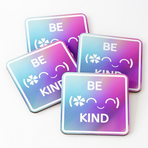 Item preview, Text Emoji Be Kind Sign Color designed and sold by SpiffyD.