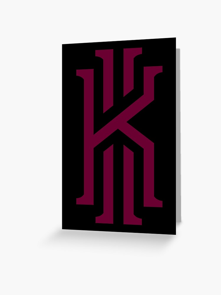 Kyrie Irving Logo Greeting Card By Elizaldesigns Redbubble