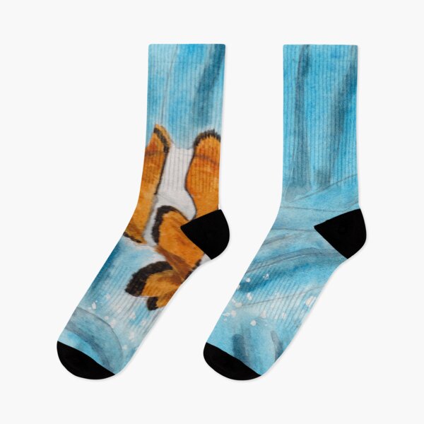 Item preview, clown fish on blue anemone designed and sold by Zamen.