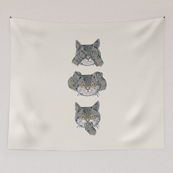 Item preview,  No Evil Cat designed and sold by Huebucket.