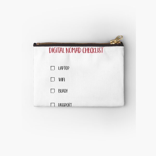 Item preview, Digital Nomad Checklist designed and sold by Vectorqueen.
