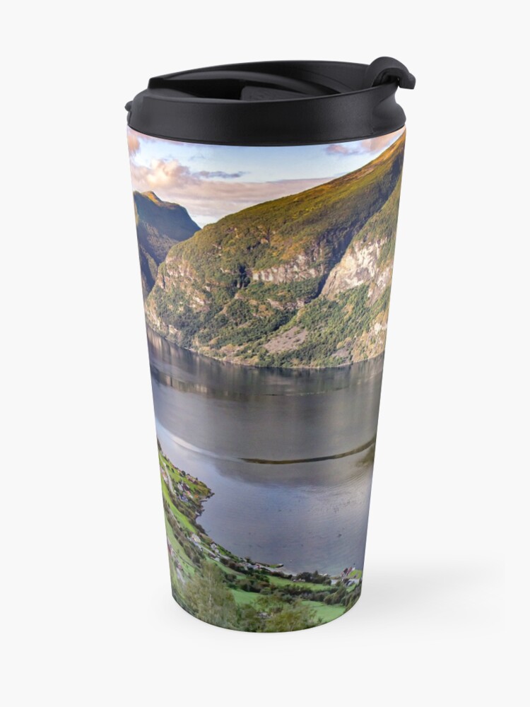 Alternate view of Aurlandsfjord Above Flåm - Norway Travel Mug