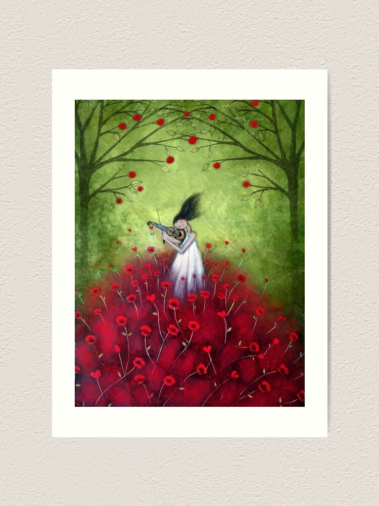 Alternate view of loVe is a symphony  Art Print