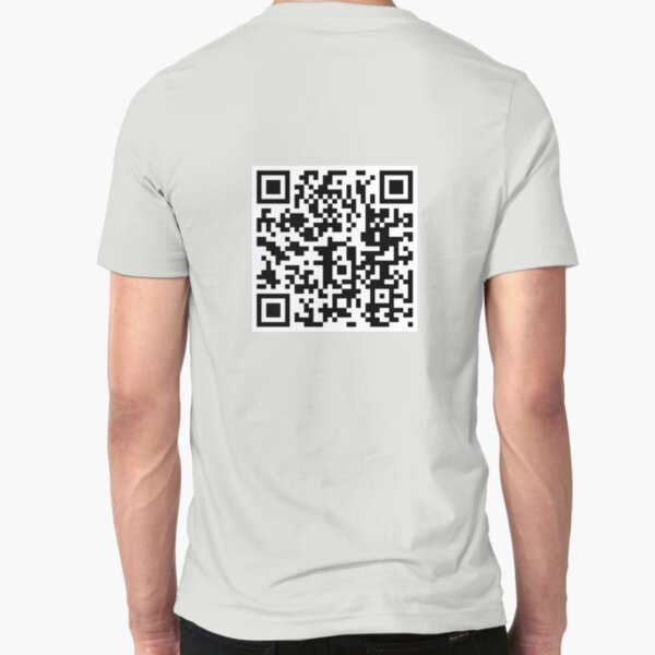 QR Code Slim Fit T-Shirt