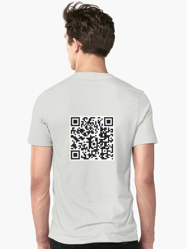 Alternate view of QR Code Slim Fit T-Shirt
