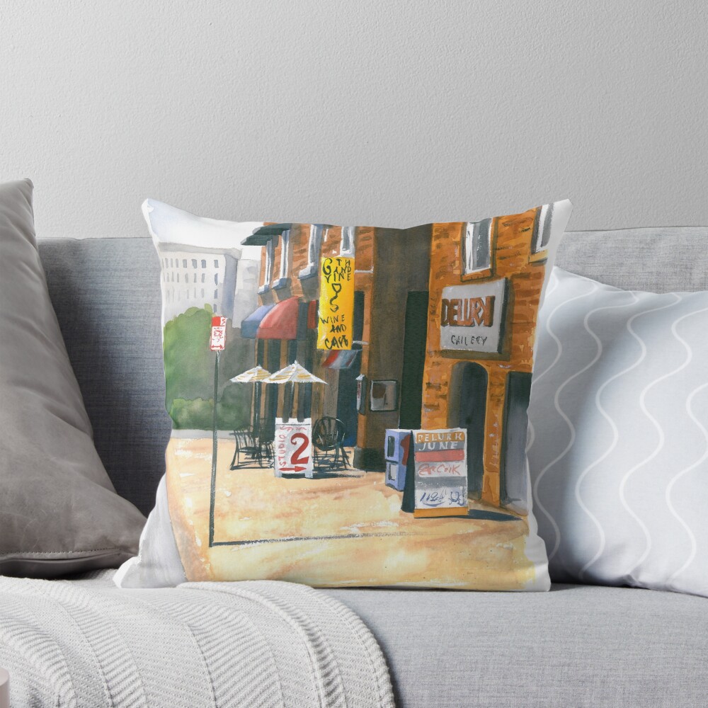 Item preview, Throw Pillow designed and sold by ABillingsArt.