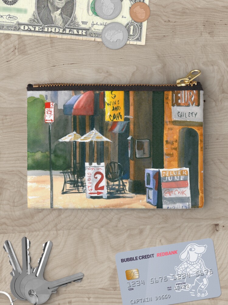 Thumbnail 3 of 4, Zipper Pouch, 6th Street designed and sold by ABillingsArt.