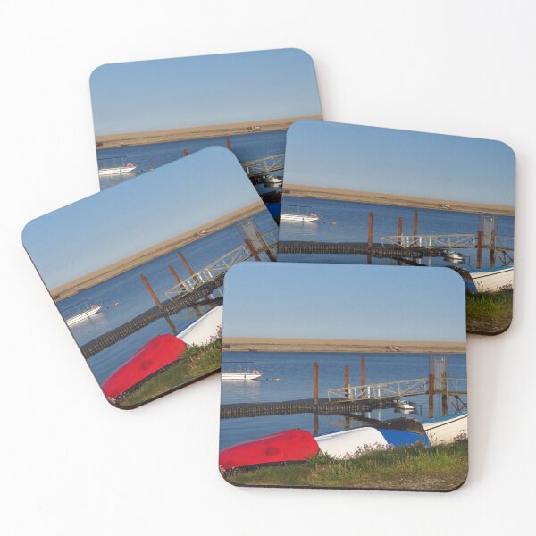 Item preview, Red, White & Blue Boat Hulls & The Jetty designed and sold by wiggyofipswich.
