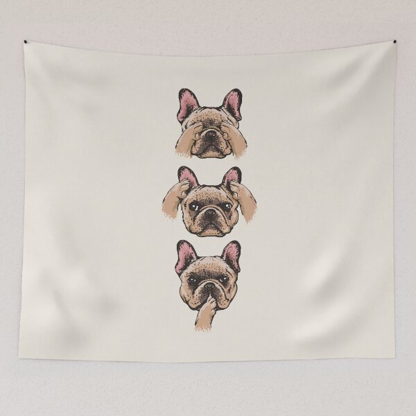 Item preview, No Evil Frenchie designed and sold by Huebucket.