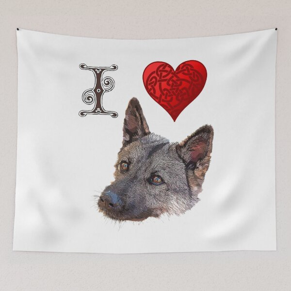 Item preview, I Heart Elkhounds designed and sold by FabulousBeasts.