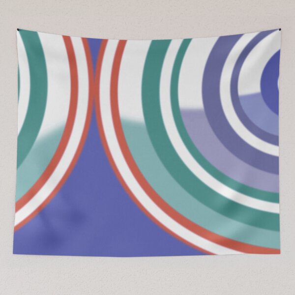 Item preview, New System Seven Bolder Royal Blue Circular Abstract Design by Jenny Meehan designed and sold by Jenny Meehan Art Prints and Patterns  .