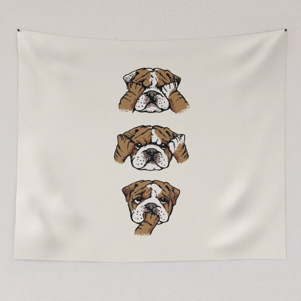 Item preview, No Evil English Bulldog designed and sold by Huebucket.