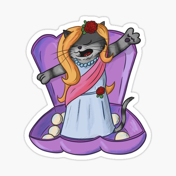 Aphrodite Cat Sticker