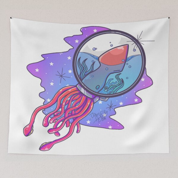 Aperçu de l'œuvre ESPACE SQUID !! créée et vendue par DharcArtStudios.