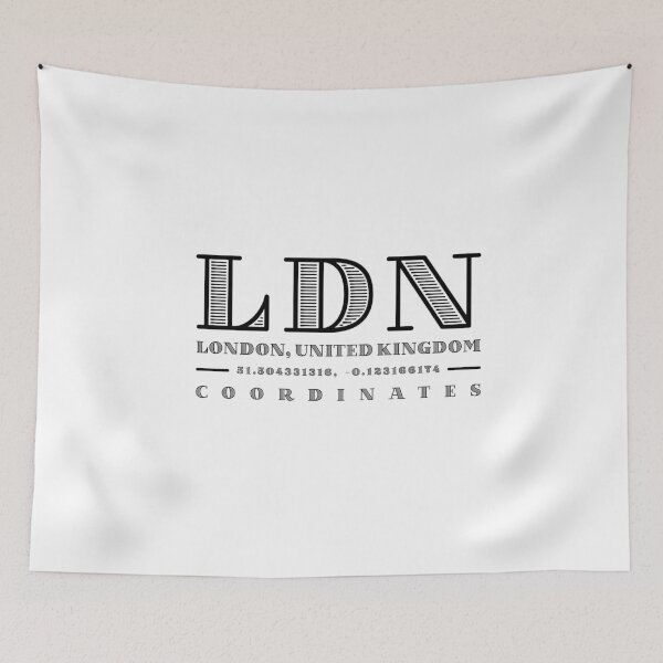 Item preview, London Coordinates designed and sold by action-zebra.