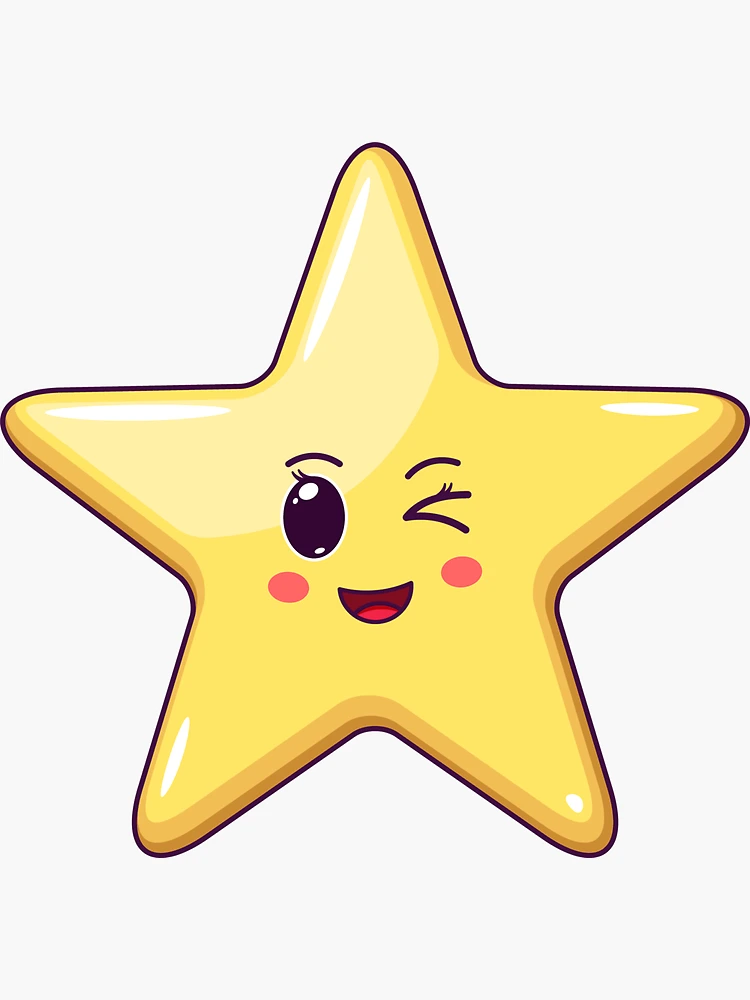 Vintage Sparkle Glitter Star Stickers - Rainbow Prism Gold