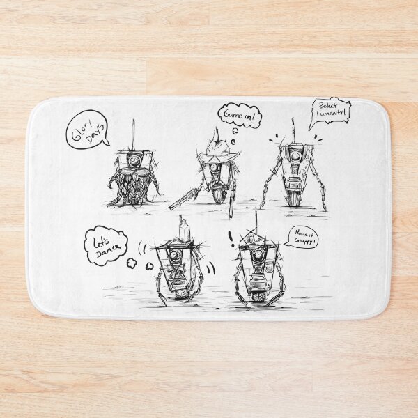 Item preview, Borderlands Claptrap Quote Party designed and sold by SketchingSofia.