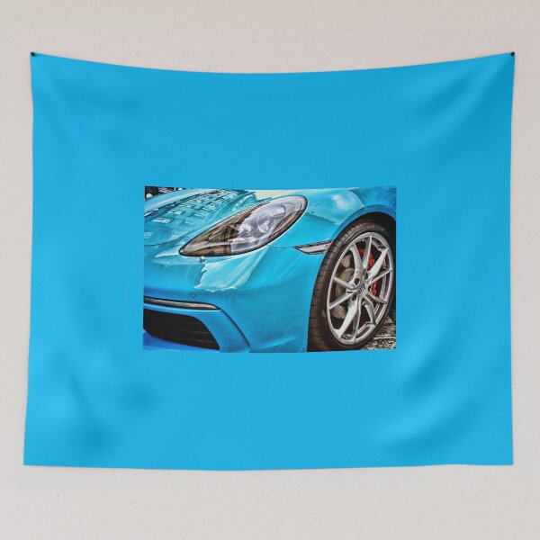Item preview, Blue Porsche Sports Car Front designed and sold by Rob Cole Photography.