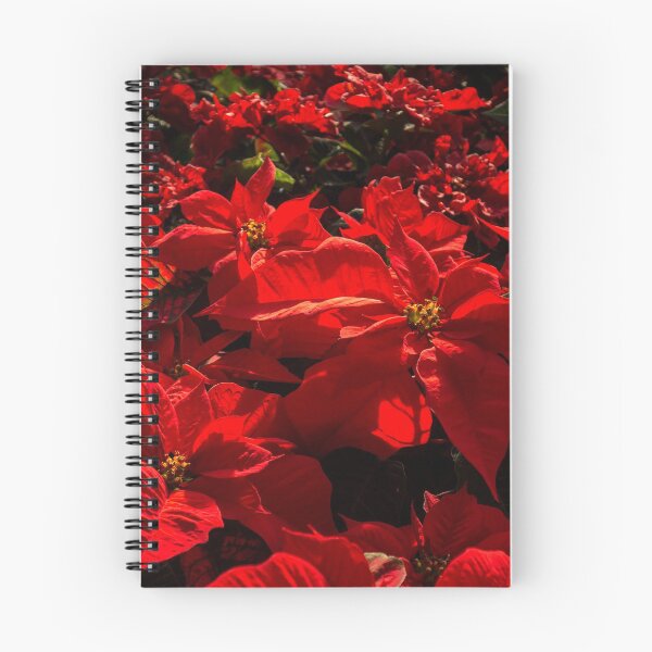 Item preview, Blood Red Poinsettias Riot - Christmas Stars Superabundance designed and sold by Georgia Mizuleva.
